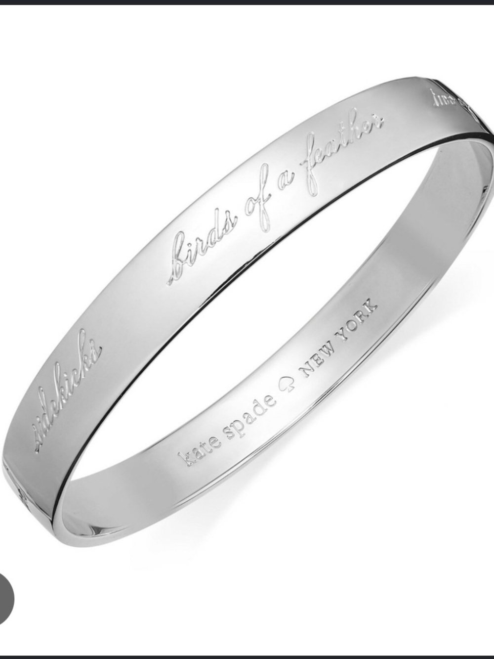 Kate Spade Best Friend Ever Idiom Bangle Bride Cuff Bracelet